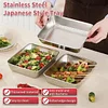 📢Buy 3 Get 2 Free & Free Shipping - Stainless Steel Square Plate（With Lid）