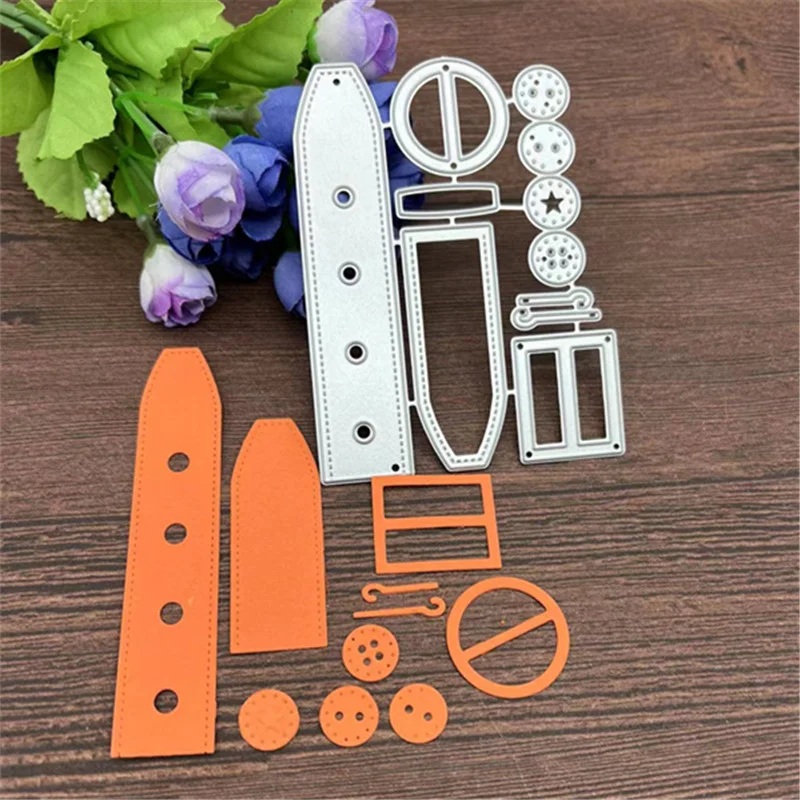 Nigikala and Buckle diy Metal Cutting Dies Stencils For DIY Scrapbooking Decorative Embossing Handcraft Template