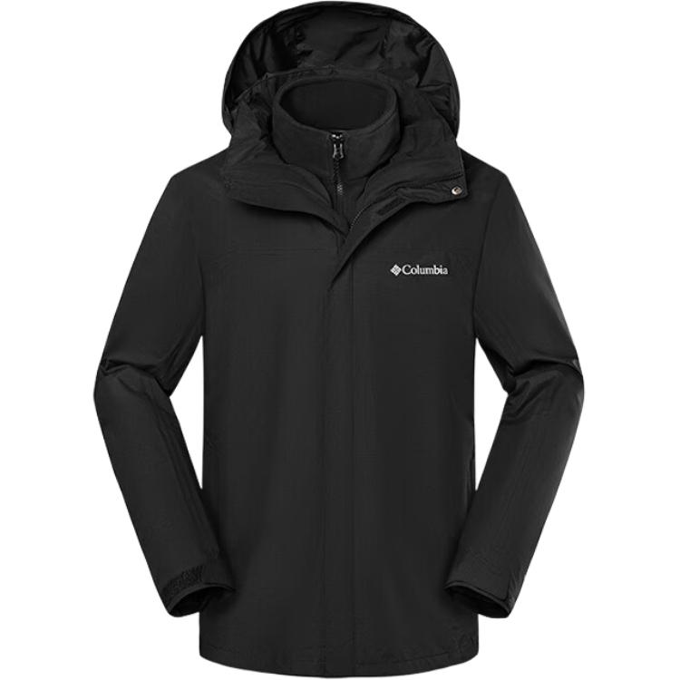 Columbia Windbreaker Jackets Men Black