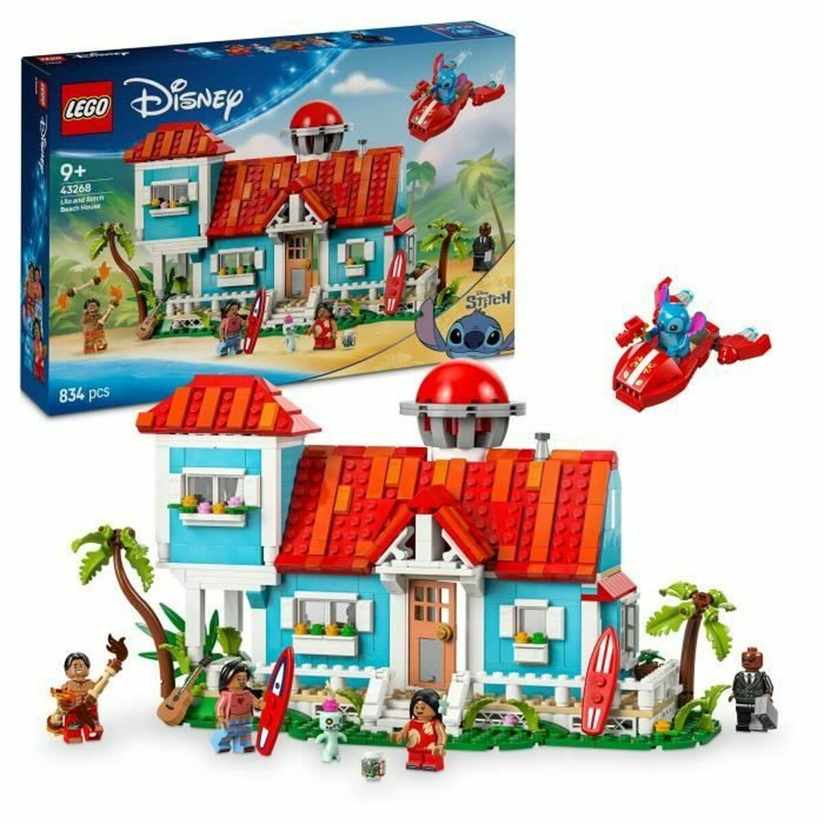 Construction set Lego Disney Lilo & Stitch 43268 834 Pieces