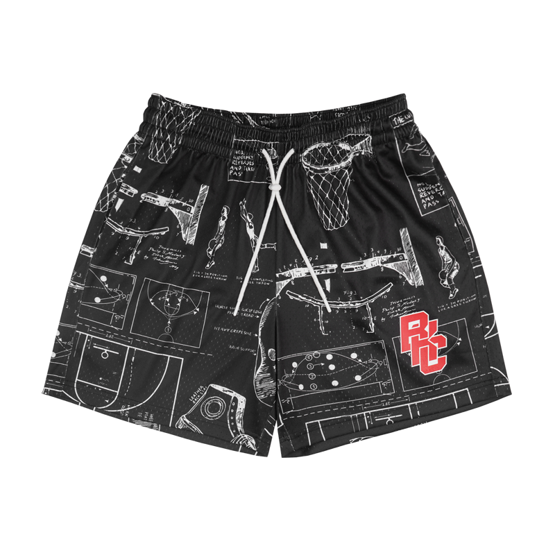 BKCXZICE Sports Shorts Unisex Black