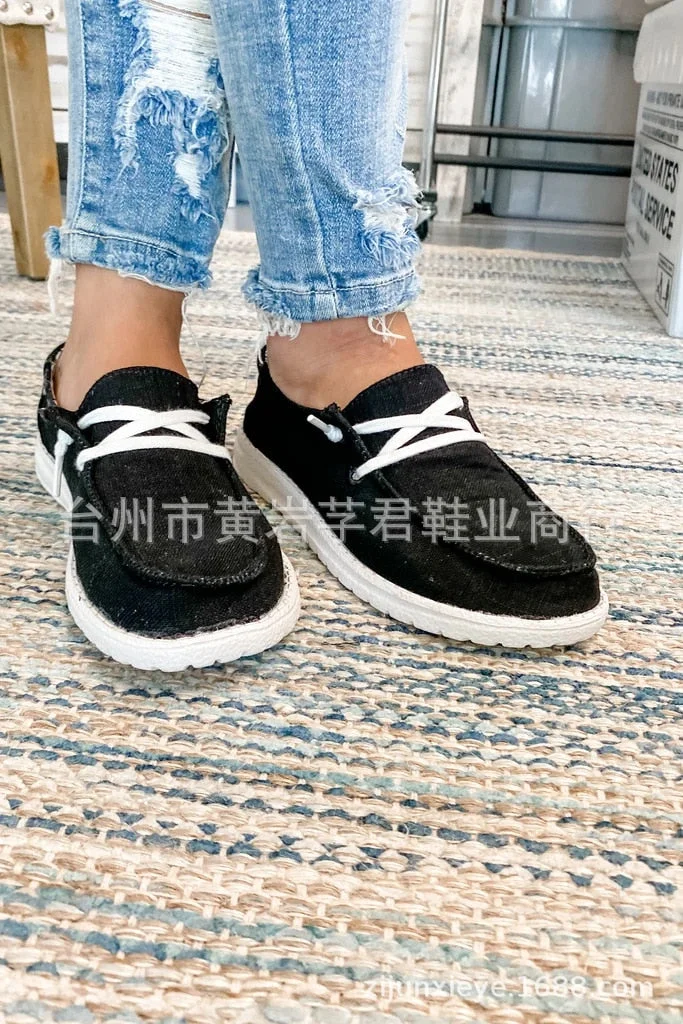 2020 New Women Shoes Sneakers Canvas Flats Large Size Women Fashion Vulcanize Shoes Summer Flats Mujer Zapatill Casual Shoes
