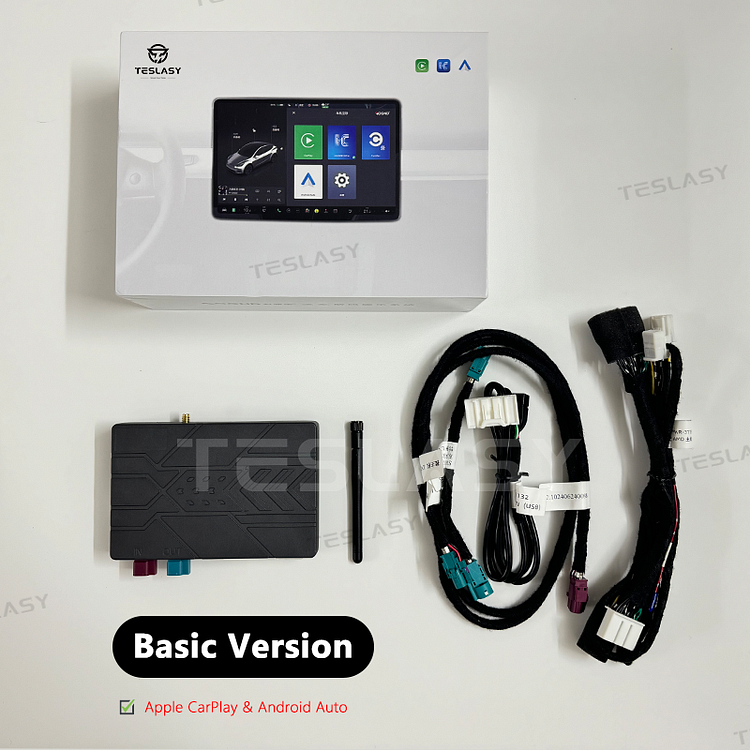 Tesla Model 3/Y Center Control Screen CarPlay/Android Auto Decoder Box (Original Screen Upgrade)