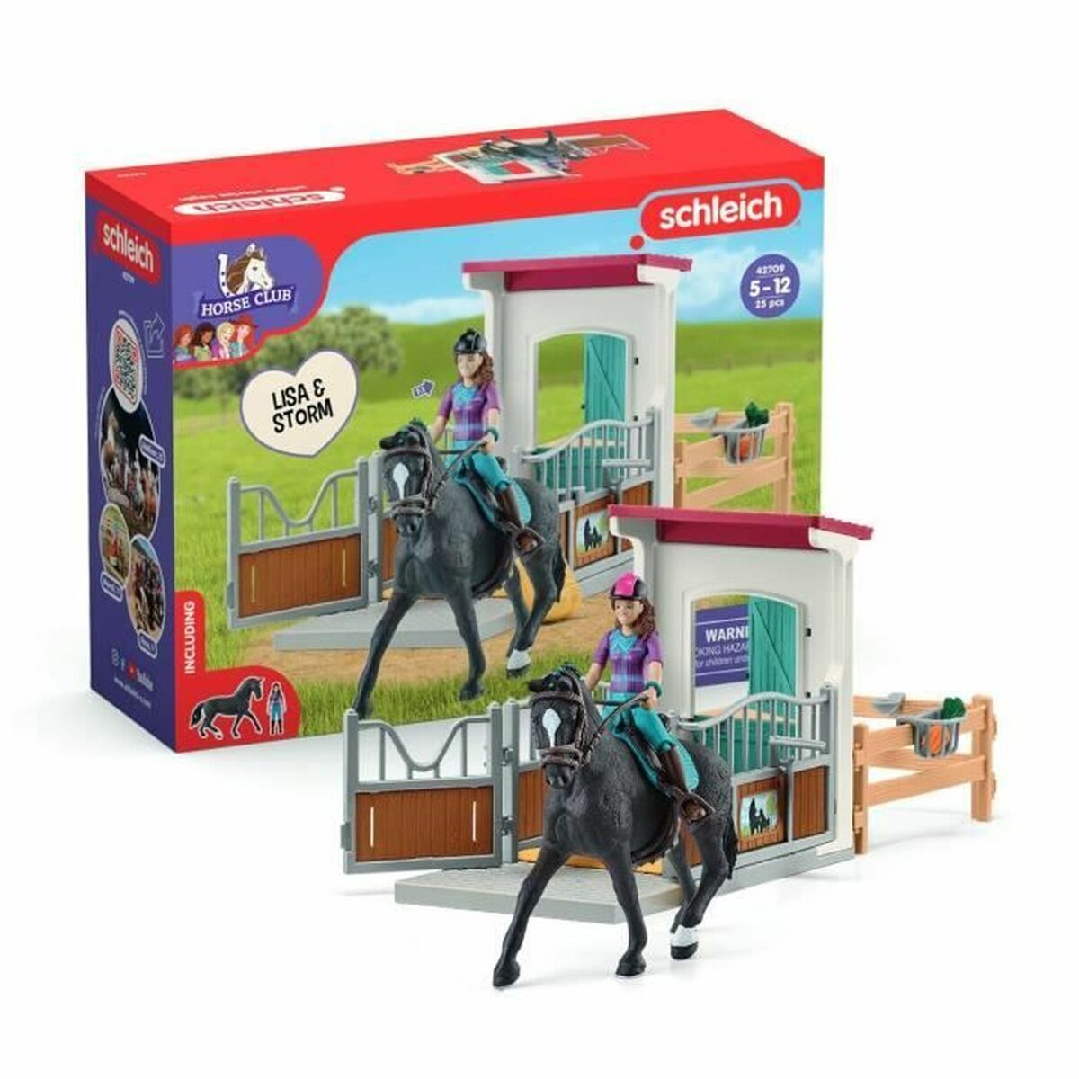 Playset Schleich Horse Club 25 x 10 x 19 cm 8 x 24 x 19 cm 32 Pieces
