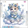 Diamond Painting-DIY Crystal Rhinestone Cat Lady