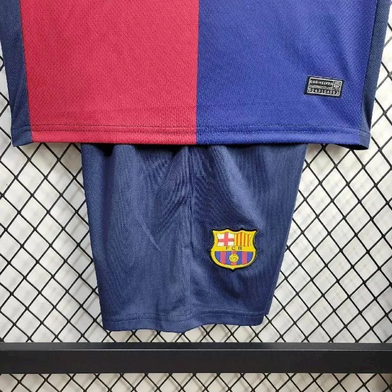 2024/2025 Kids Size Barcelona Home Football Shirt 1:1 Thai Quality