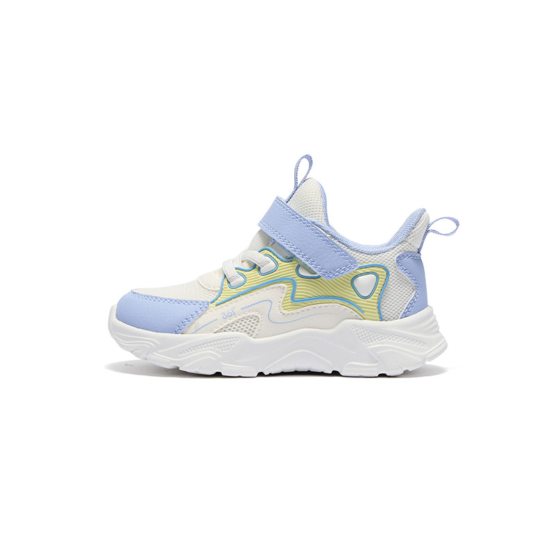 361°KIDS Cushioning Wear-Resistant Kids Lifestyle Shoes White Blue Green Kids'