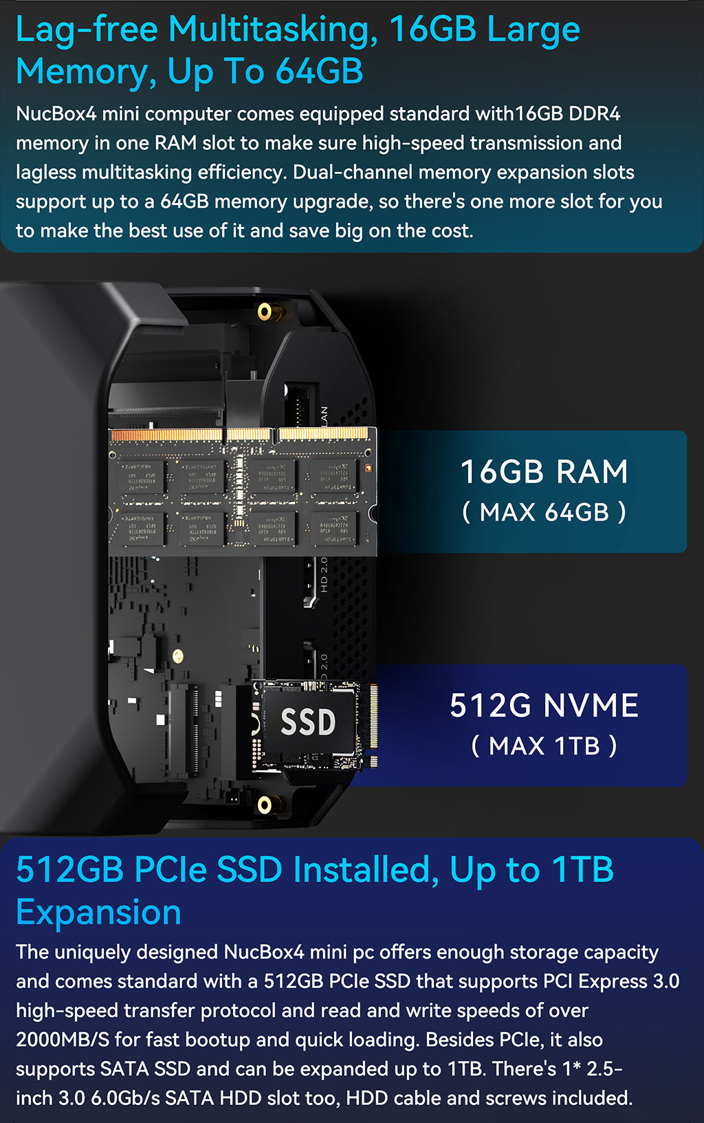 AMD Ryzen 7 3750H Mini PC NucBox4
