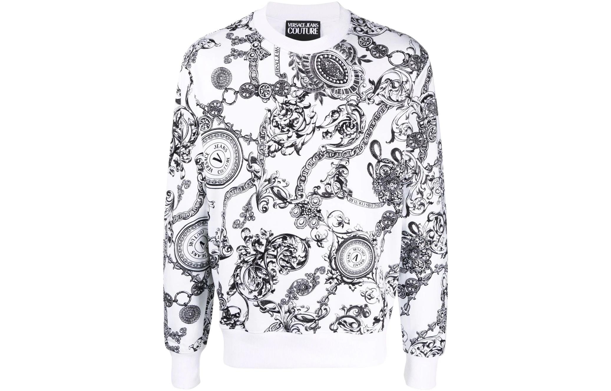 VERSACE JEANS COUTURE Sweatshirt Men's White
