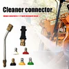 High-pressure Car Wash Gun Adapter 5 Nozzles + Curved Extension Wand for Karcher