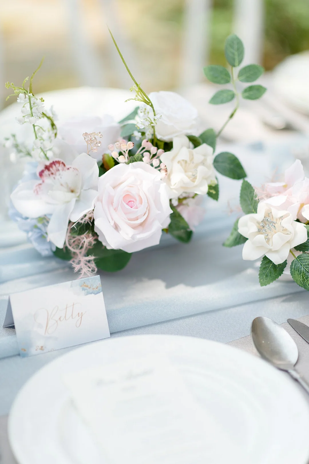 Assorted Floral Centerpiece Set in English Pastel