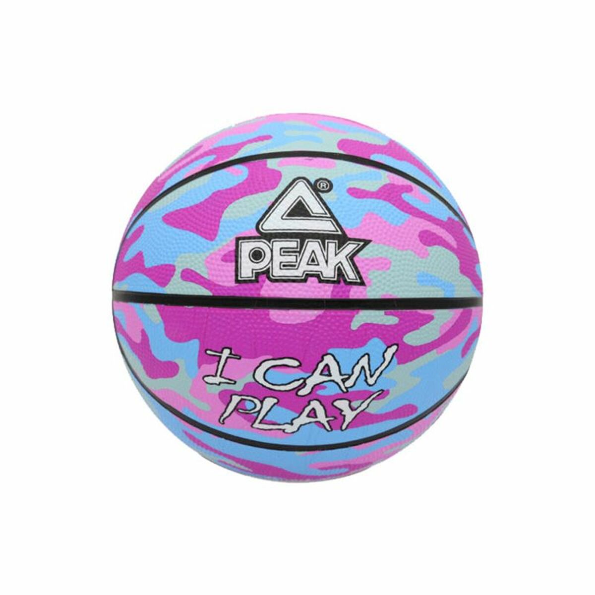 Basketball Ball Peak Peak Camo Ball Blue Light Pink (Size 5)