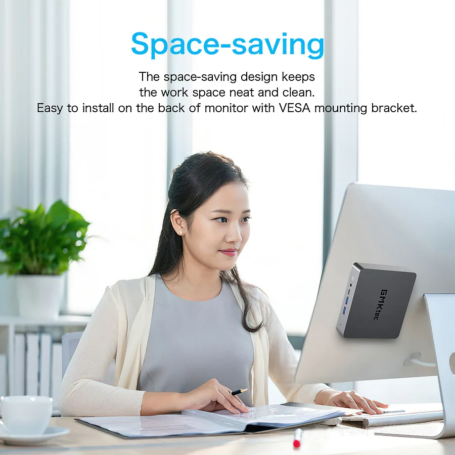 GMKtec AMD Ryzen 5 5600U Mini PC--NucBox 9 239.99