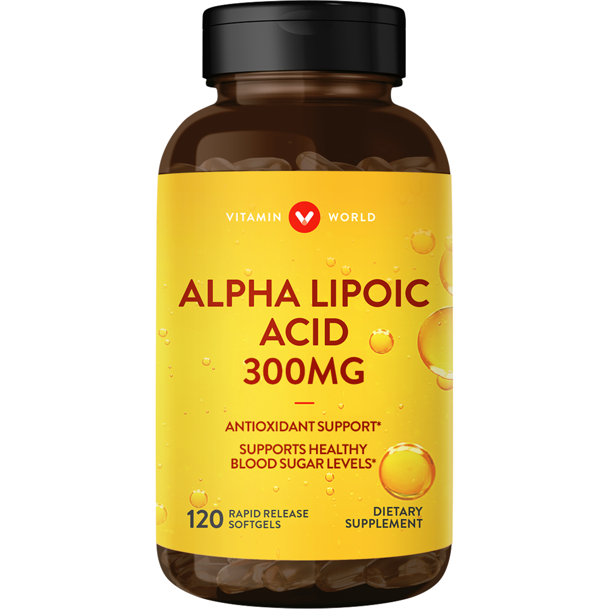 Alpha Lipoic Acid 300 mg. Vitamin World