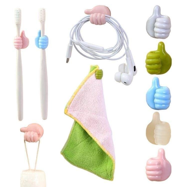 Christmas Hot Sale 48% off - Creative Thumbs Up Shape Wall Hooks (10 pieces) - Buy 2 now and get 1 free