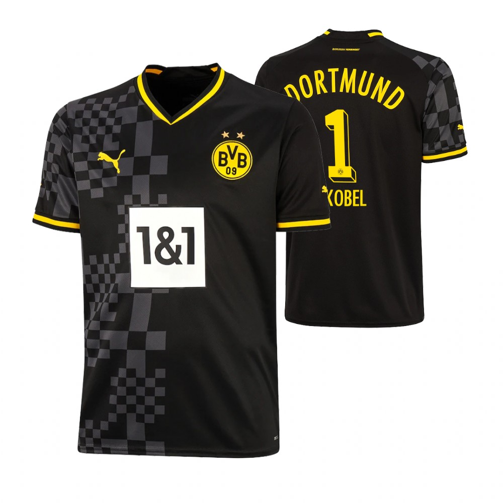 Borussia Dortmund Gregor Kobel 1 Away Shirt Kit 2022-2023