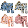 Kid Baby Boy Girl Casual Loose Soft Long Sleeve Pajamas