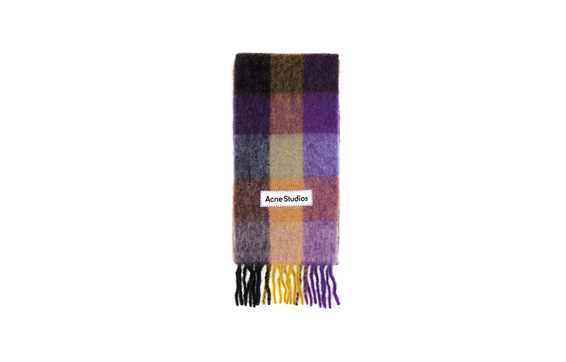 Acne Studios Knit Scarves Unisex Multicolor