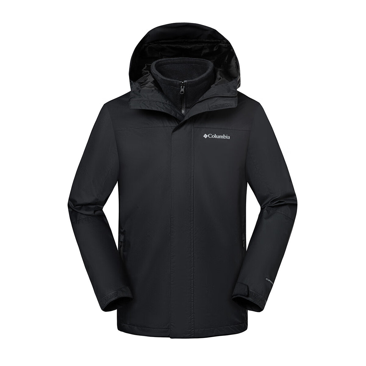 Columbia Windbreaker Jackets Men Black