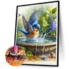 Diamond Painting-DIY Full Round Drill Splashing Birds(40*50CM)