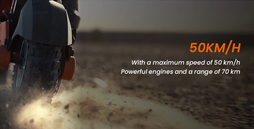 Kukirin G3 Scooter électrique 1200W moteur arrière 50 km/h vitesse maximale 52V 18Ah batterie au Lithium 70km d'autonomie frein à disque 120kg charge