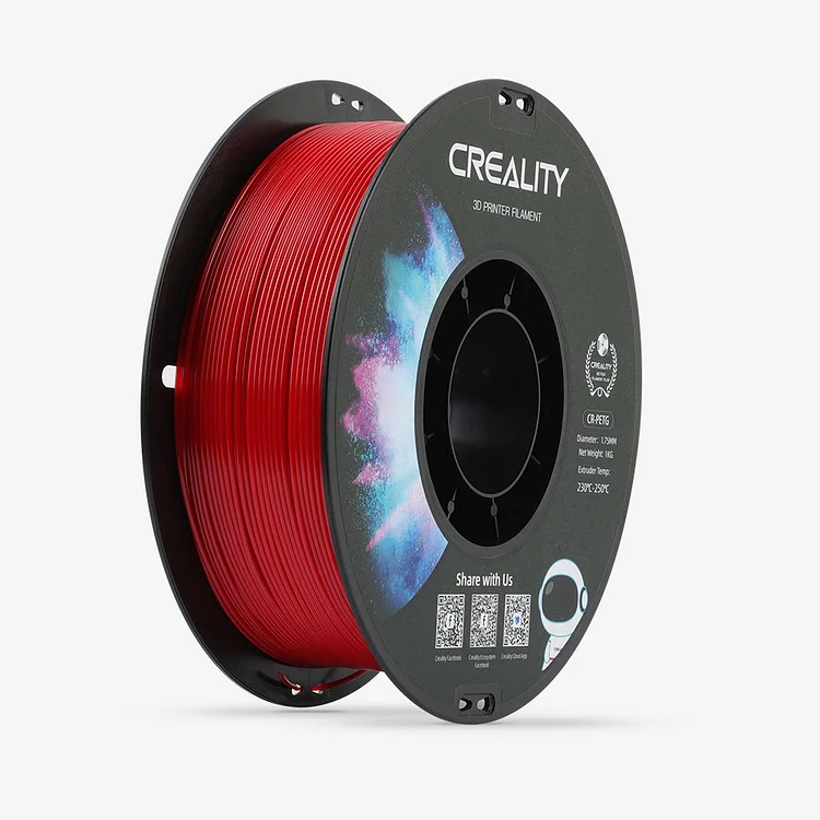Creality Hyper PLA 3D Printing Filament 1.75mm 1KG Red