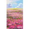 Diamond Painting -DIY Full Round Drill Mountains Wildflowers(40*70CM)