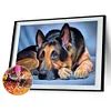 Diamond Painting -DIY Full Square Drill Lying Dog