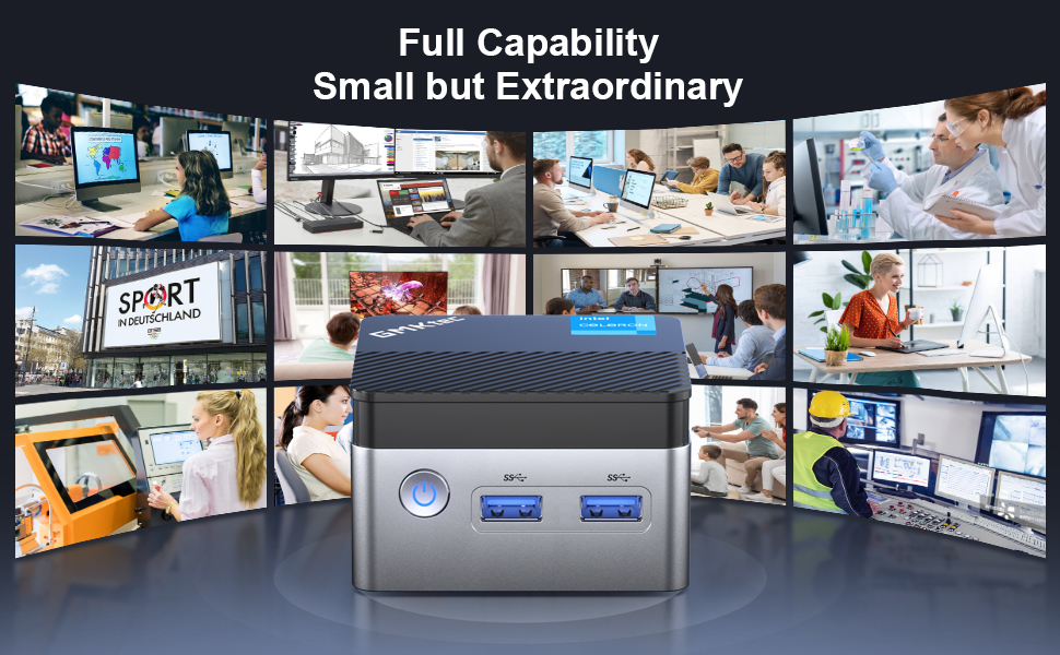 Intel 11th Jasper Lake N5105 Mini PC NucBox5 Windows 11 Pro