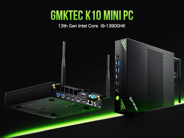 ミニPC GMKtec NucBox K10 i9-13900HK 32GB 512G Intel 13th Core i9-13900HK Mini PC--NucBox K10