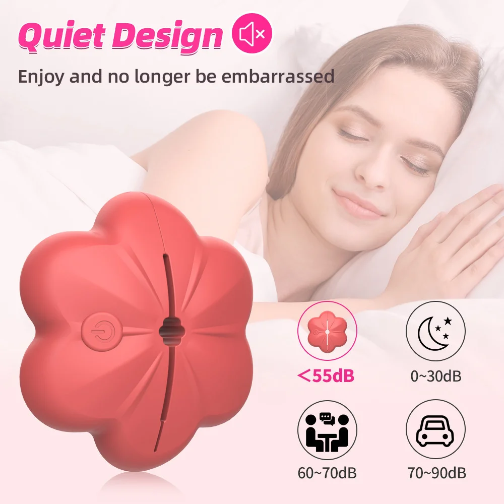 Remote Control Adjustable Rose Vibrating Nipple Clamps