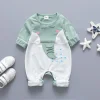 Baby Cartoon Elephant Casual 3D Jumpsuit Romper