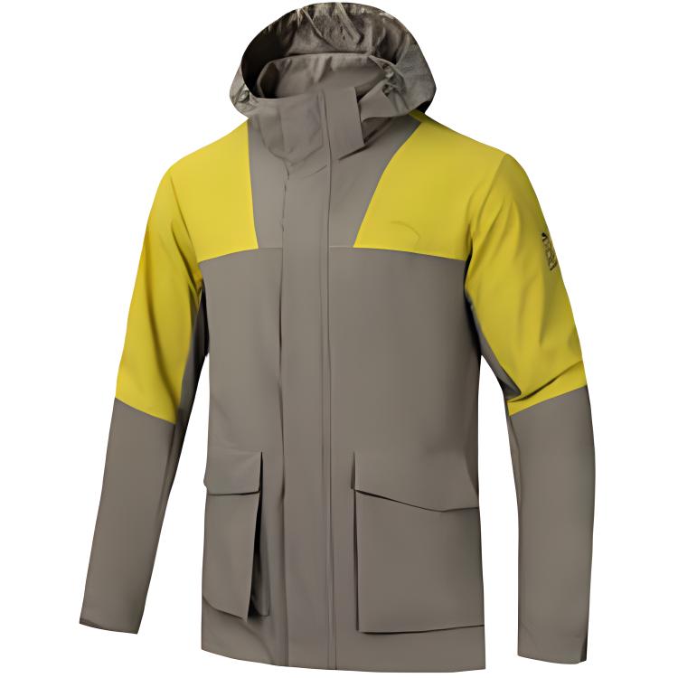ANTA Outdoor Collection Trench Coats Men Earth Brown/Earth Brown-Beige
