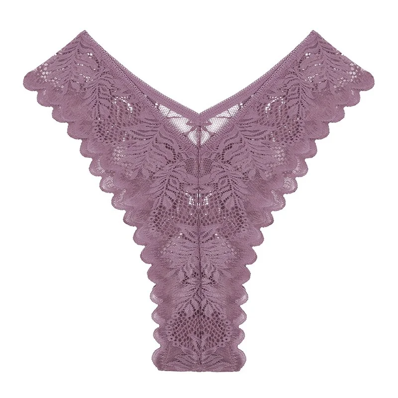 Billionm Lace Panties Perspective Women's Underwear Mesh Panties Sexy Lingerie V Waist Female Briefs Girls Intimate Underpants