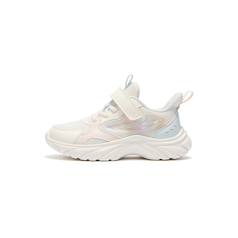 361°KIDS Cushioning Wear-Resistant Kids Lifestyle Shoes White Pink Blue Kids'