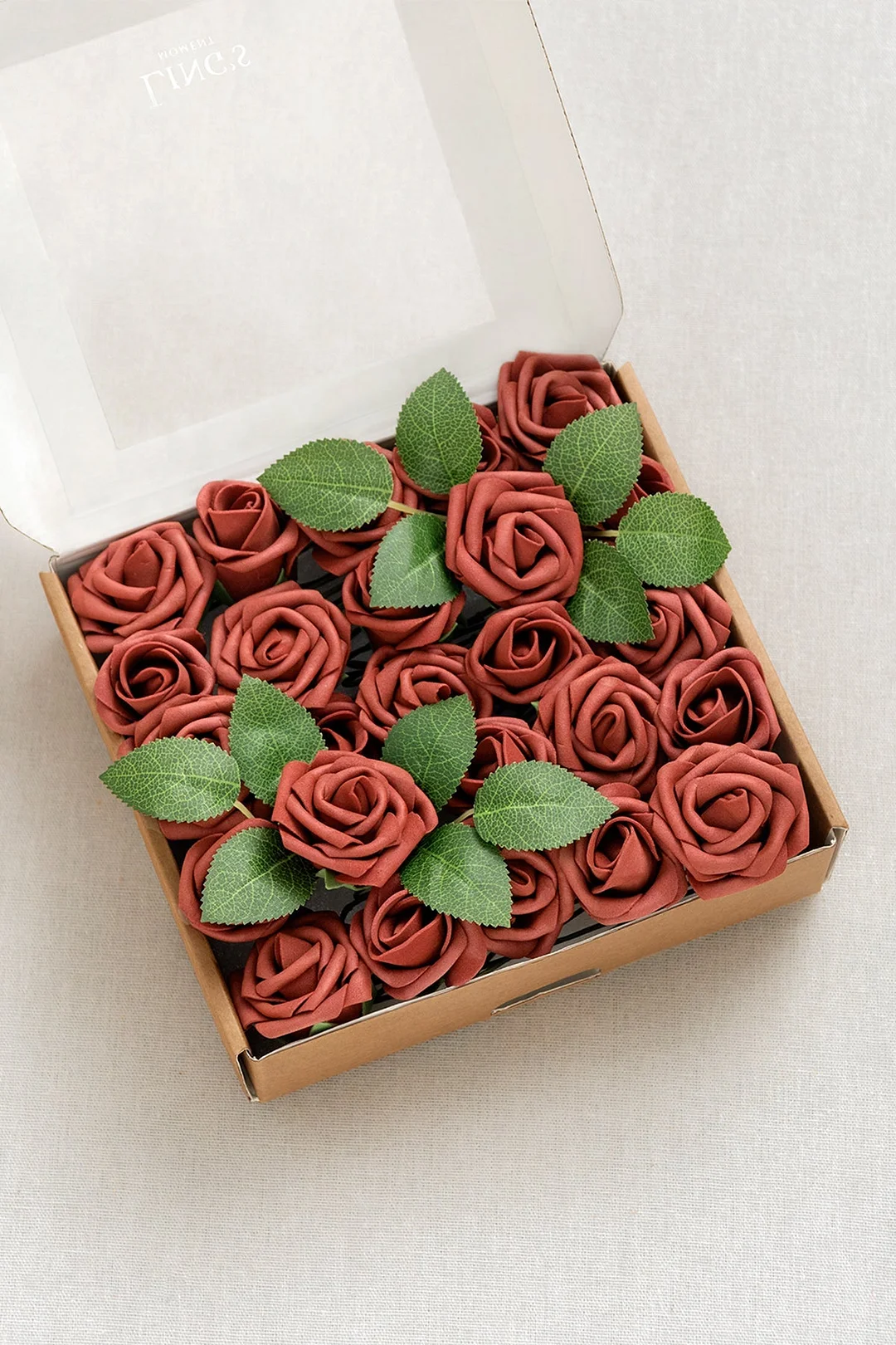 1.5"-2" Foam Rosebud & Petite Rose with Stem - 18 Colors