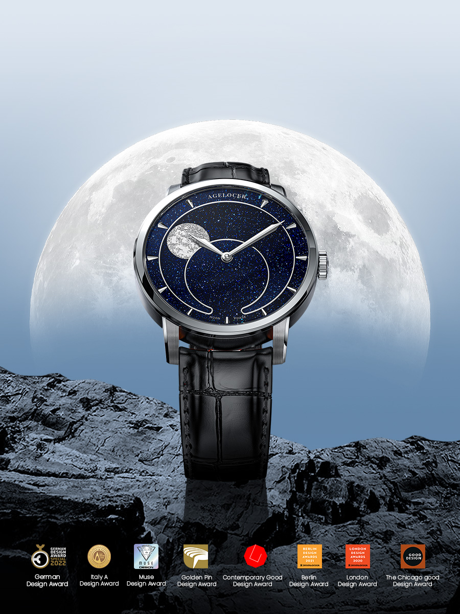 Amazon.com: AGELOCER Schwarzwald Black Skeleton Mechanical