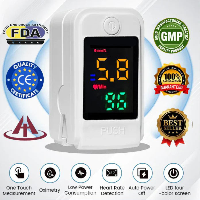 BQYOOM™ GlucoSense Non-Invasive Laser Blood Glucose Meter 30 cd7d21be4d7377811778bd85be490711