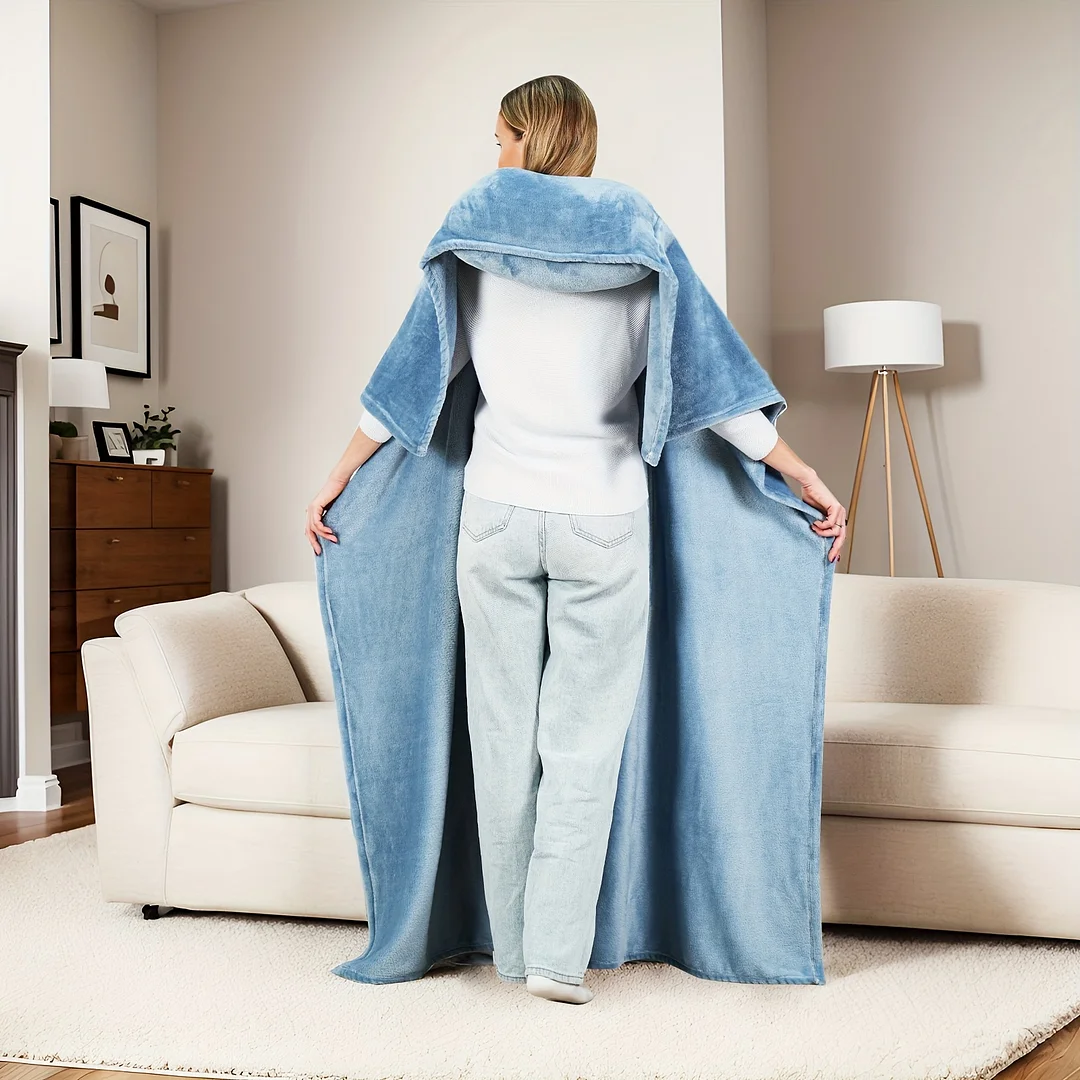 Blanket With Pillow Multifunctional Storage Blanket For Sofa Camping Car Office Etc Various Occasions Multi-purpose Blanket