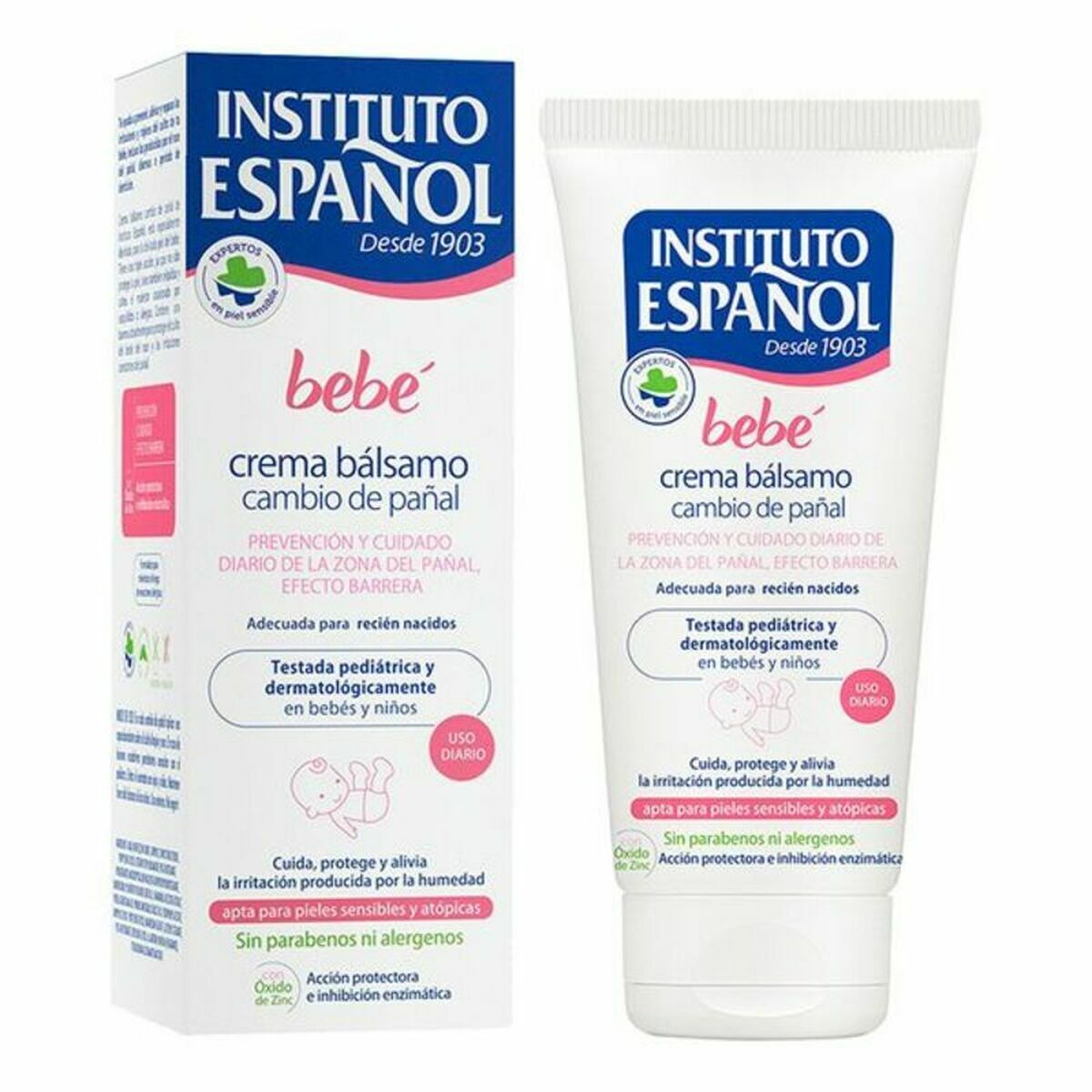 Daily Care Cream for Nappy Area Instituto Espa&ntilde;ol Bebe (150 ml) 150 ml