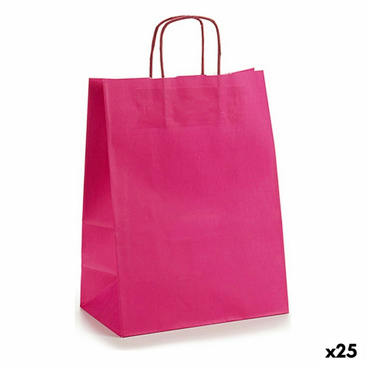 Paper Bag Pincello Pink 24 x 12 x 40 cm 24 x 40 x 0,2 cm (25 Units)