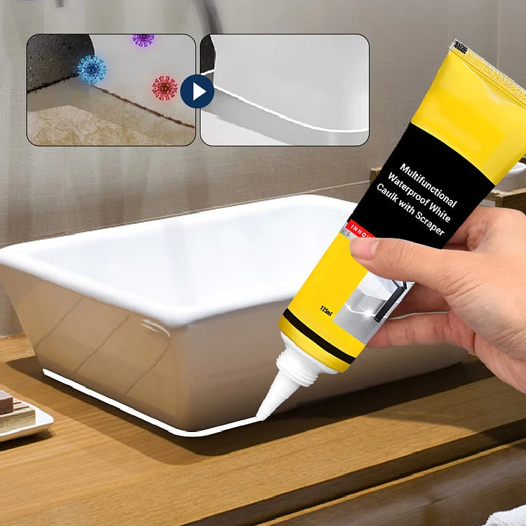 Selante Branco Multifuncional Imperme&aacute;vel com Esp&aacute;tula