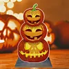 Wooden Halloween Pumpkins - 5D DIY Craft Ornament