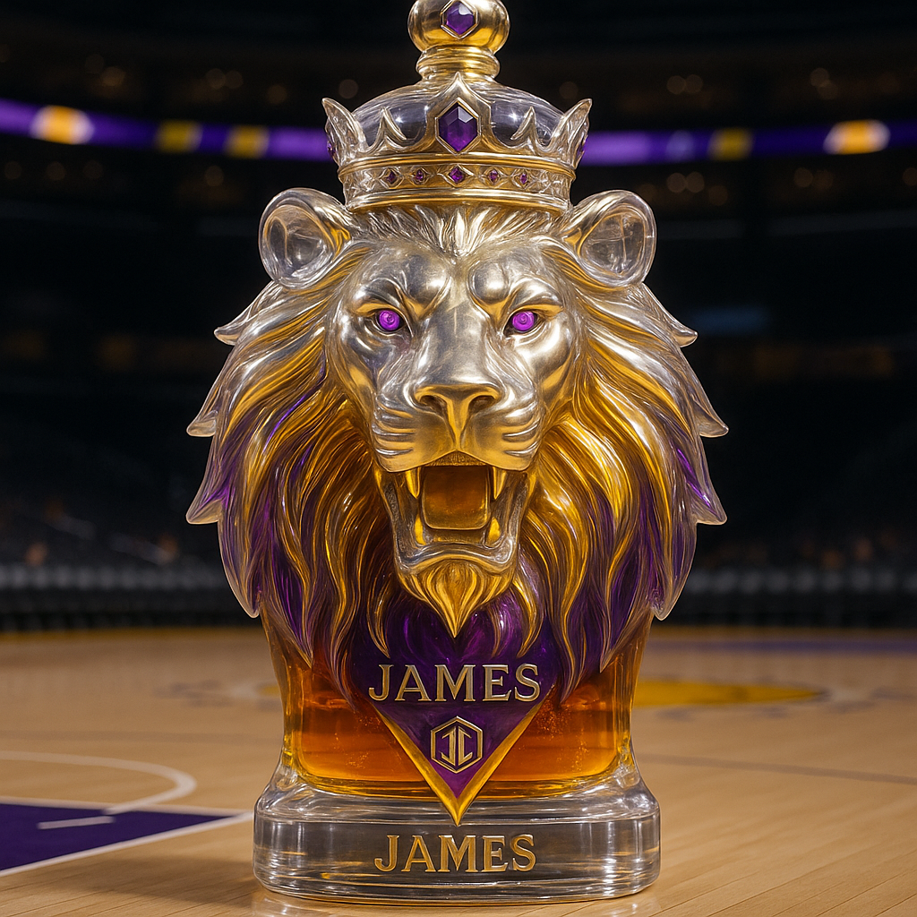 The King Roars — LeBron-Inspired Collector Bottle