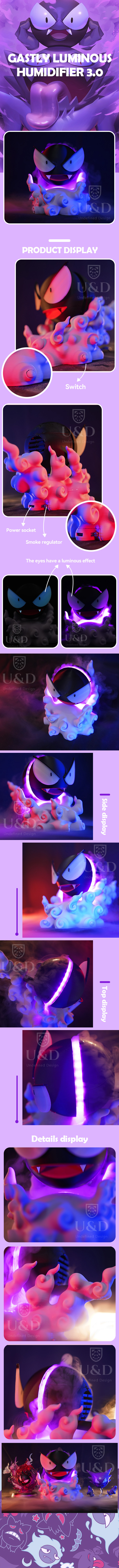 Gastly Luminous humidifier 3.0