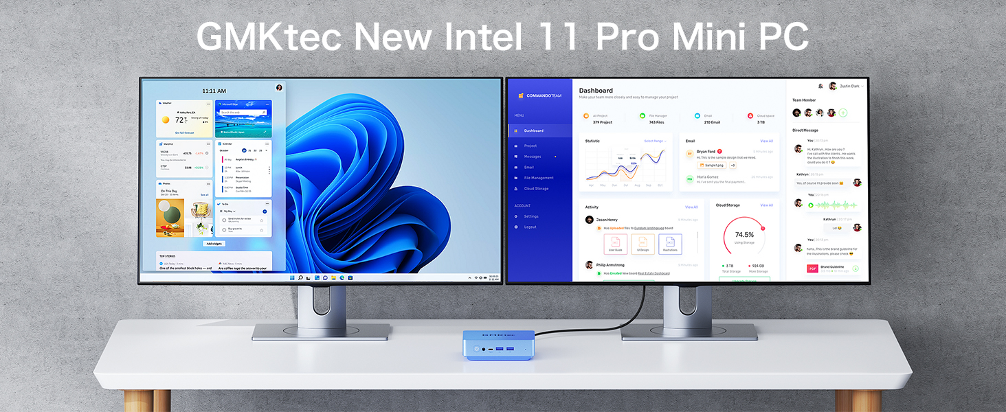 GMKtec AMD Ryzen 7 5800U Mini PC--NucBox 10 269.99