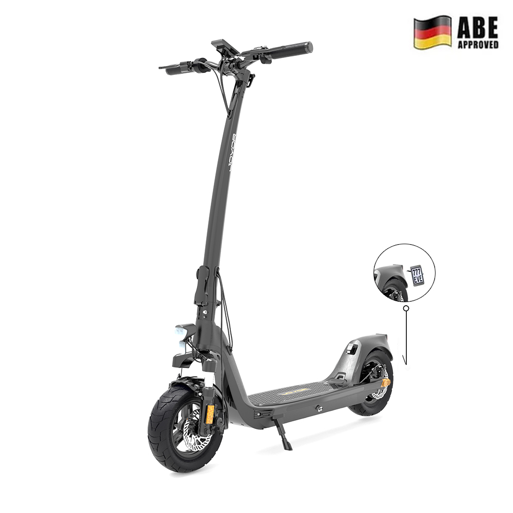JOYOR C10E Electric Scooter 48V10.4AH High Performance Battery, Removable Battery, Maximum Speed 20km/h,, Motor Power 500W Germany ABE Certified (ABE,eKFV)