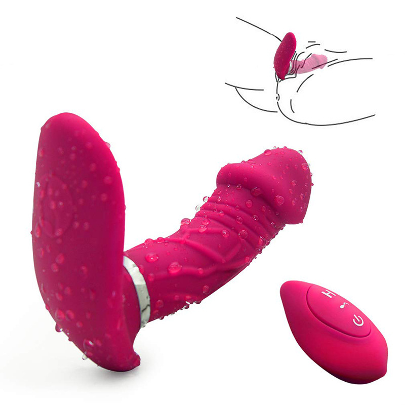 10 Frequency Vibration Wearing Egg Skipping Sucking Device Female Breast Masturbation Massager