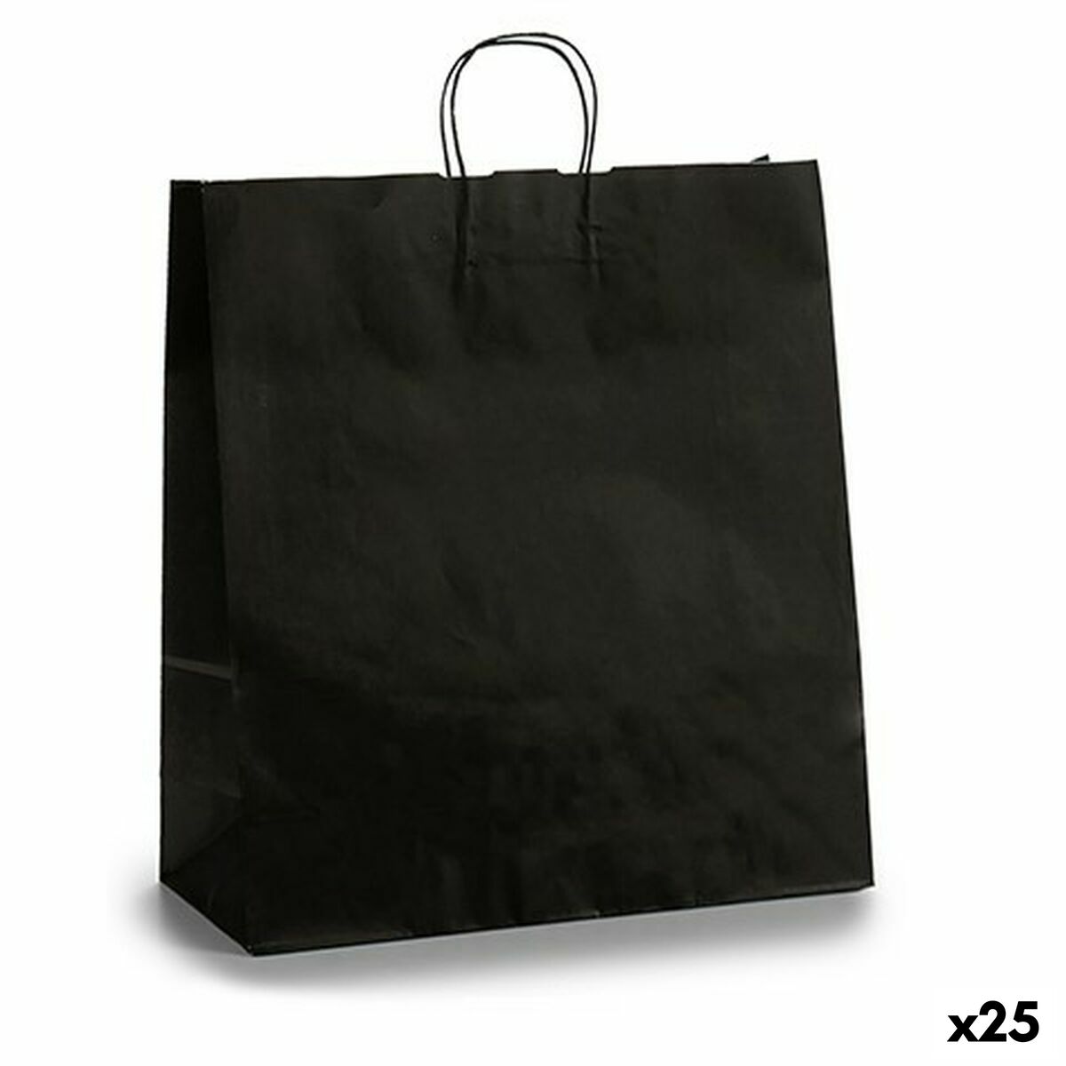 Paper Bag Pincello Black 16 x 57,5 x 46 cm 46 x 16 x 59 cm 46 x 59 x 0,2 cm (25 Units)