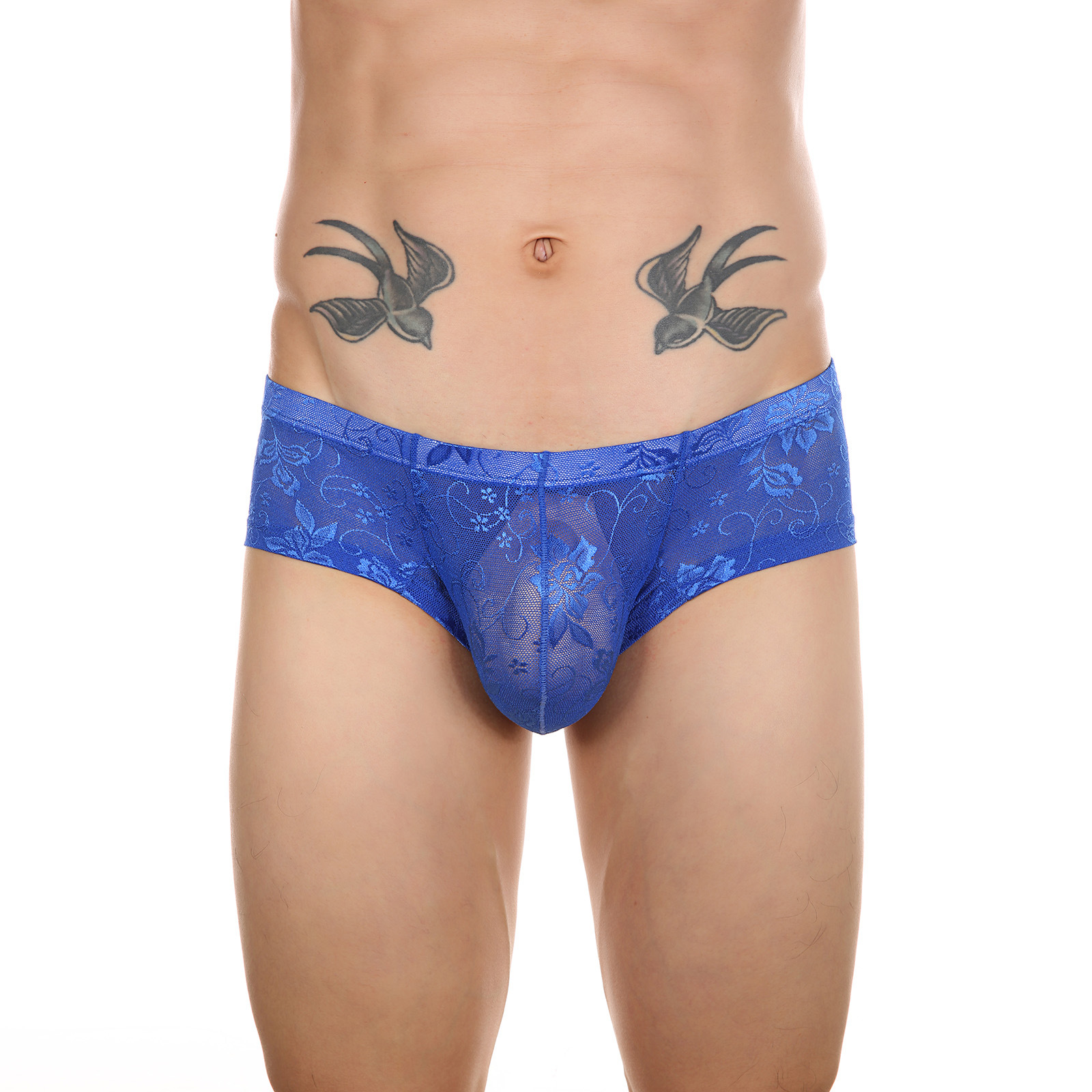 Low Waist Sexy Sheer Mesh Lace Briefs